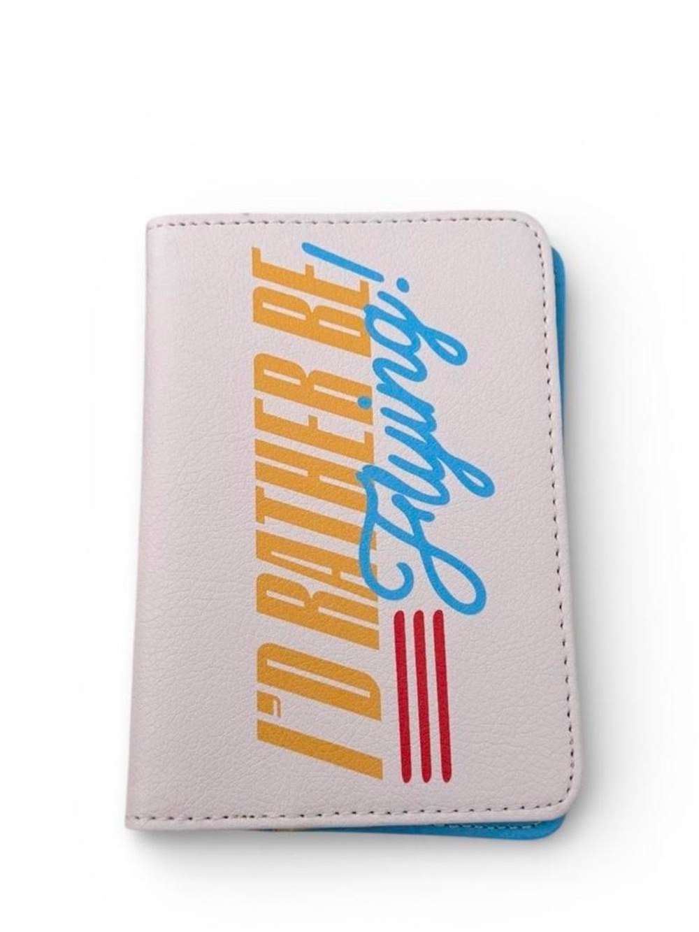 ban.do Pink Card Holder with Yellow, Blue & Red Accents